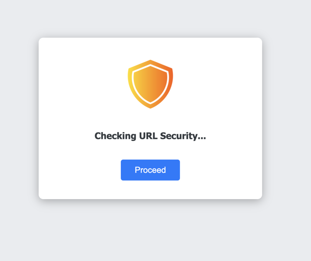 Unlocking the Potential of Intermediate Pages in Domain Redirection 1 an interemdiate page for checking url security