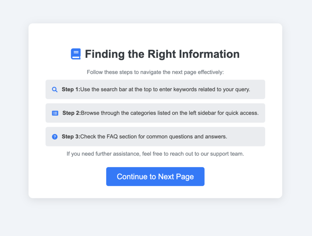 Unlocking the Potential of Intermediate Pages in Domain Redirection 3 finding the right information