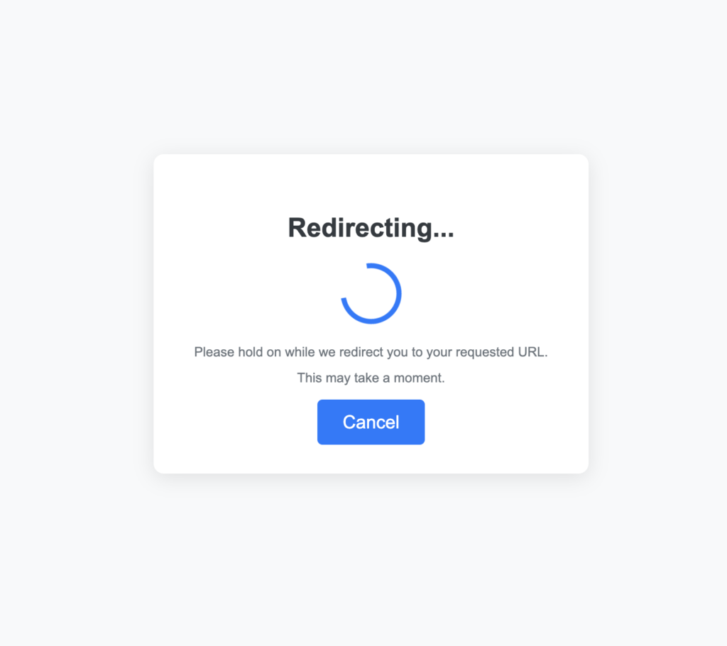 Unlocking the Potential of Intermediate Pages in Domain Redirection 2 redirecting to requested url 1024x910 1
